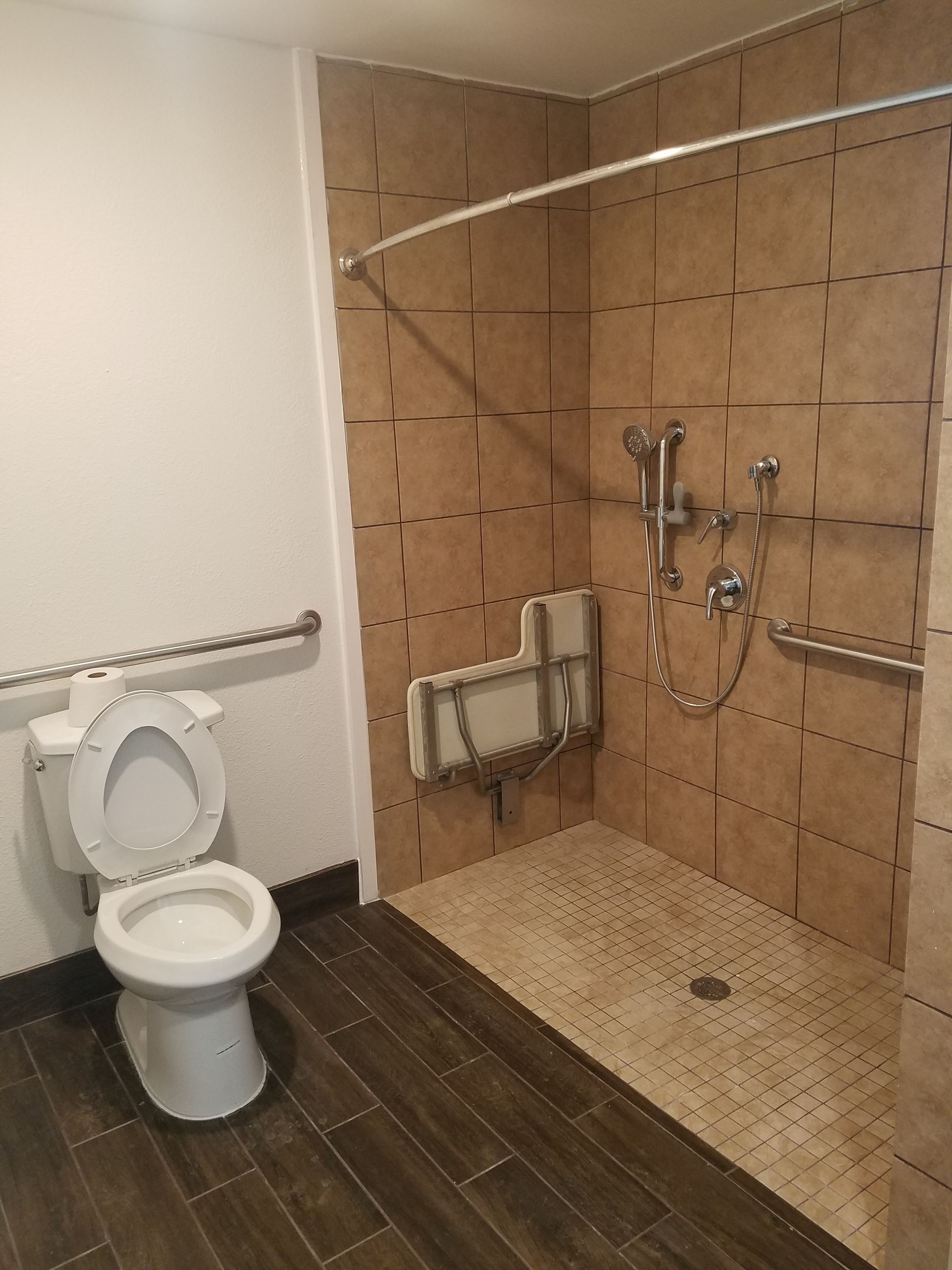 suite, accessible, non smoking | bathroom | free toiletries, hair dryer, towels