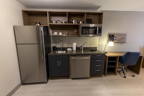 Suite, Non Smoking, Kitchenette (2 King Beds) | Desk, blackout drapes, iron/ironing board, free WiFi