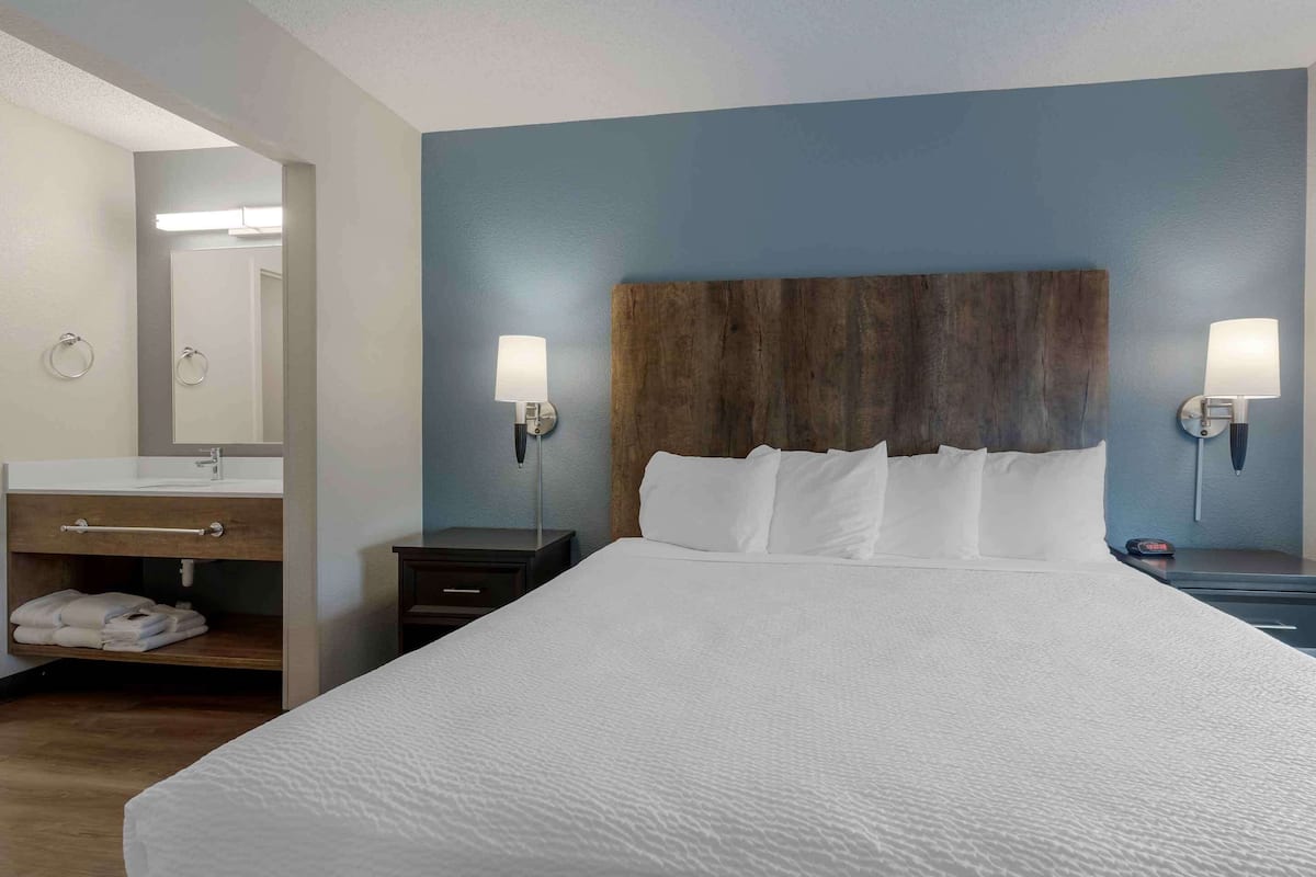 Premium Studio, 1 King Bed with Sofa bed, Non Smoking (Deluxe) | Desk, laptop workspace, iron/ironing board, free WiFi