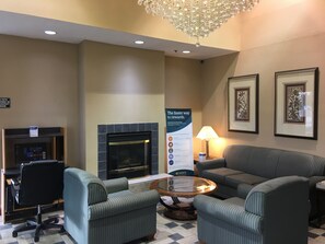 Lobby sitting area