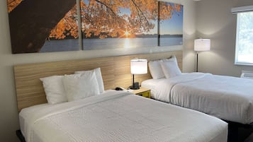 In-room safe, desk, iron/ironing board, free cribs/infant beds