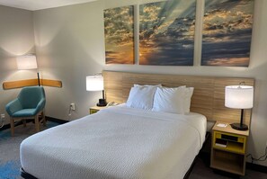 In-room safe, desk, iron/ironing board, free cribs/infant beds