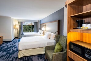 Room, 2 Queen Beds | Desk, laptop workspace, blackout drapes, iron/ironing board - Fairfield Inn & Suites by Marriott St. Louis Chesterfield (Chesterfield)