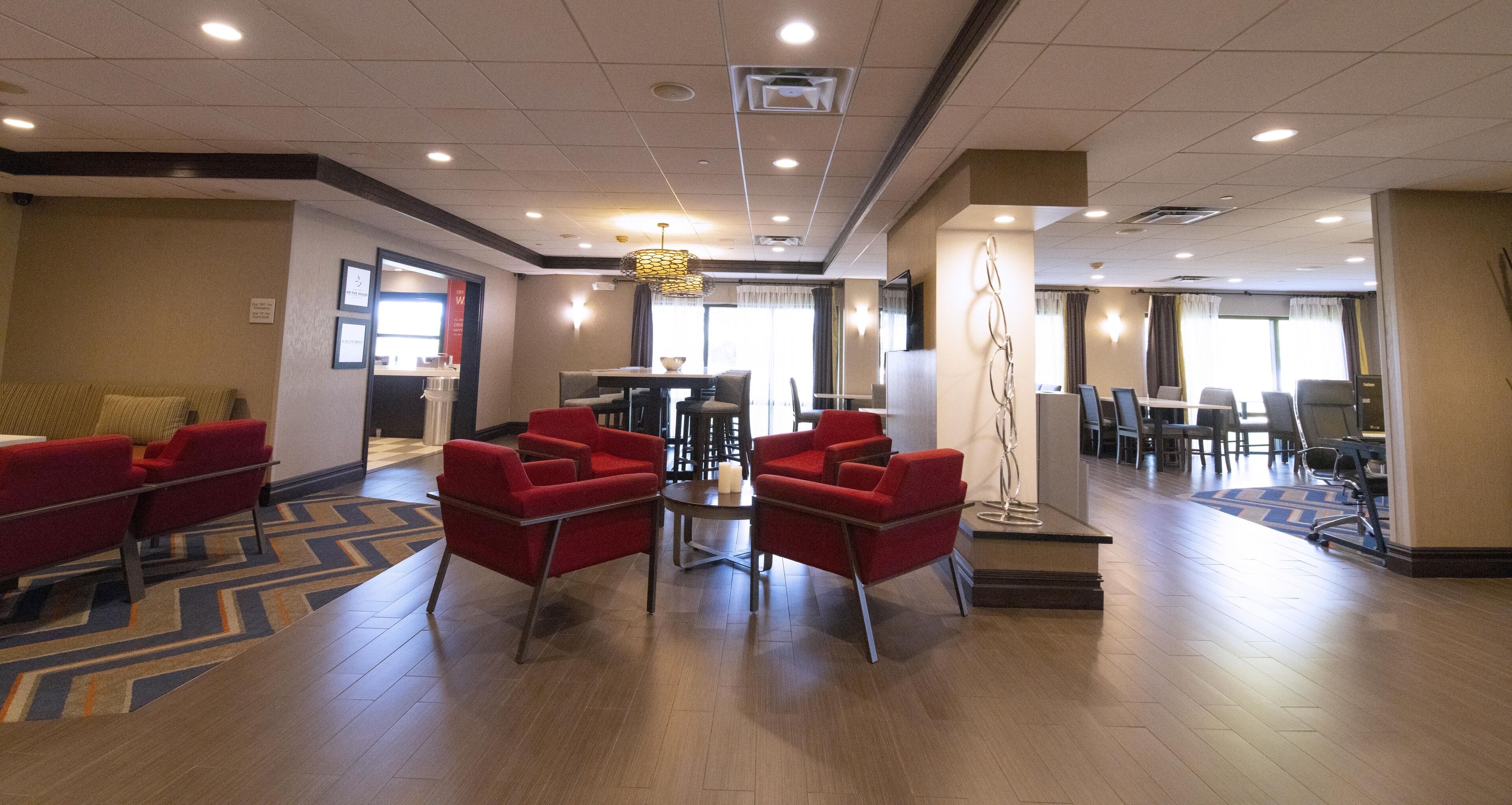 Lobby sitting area