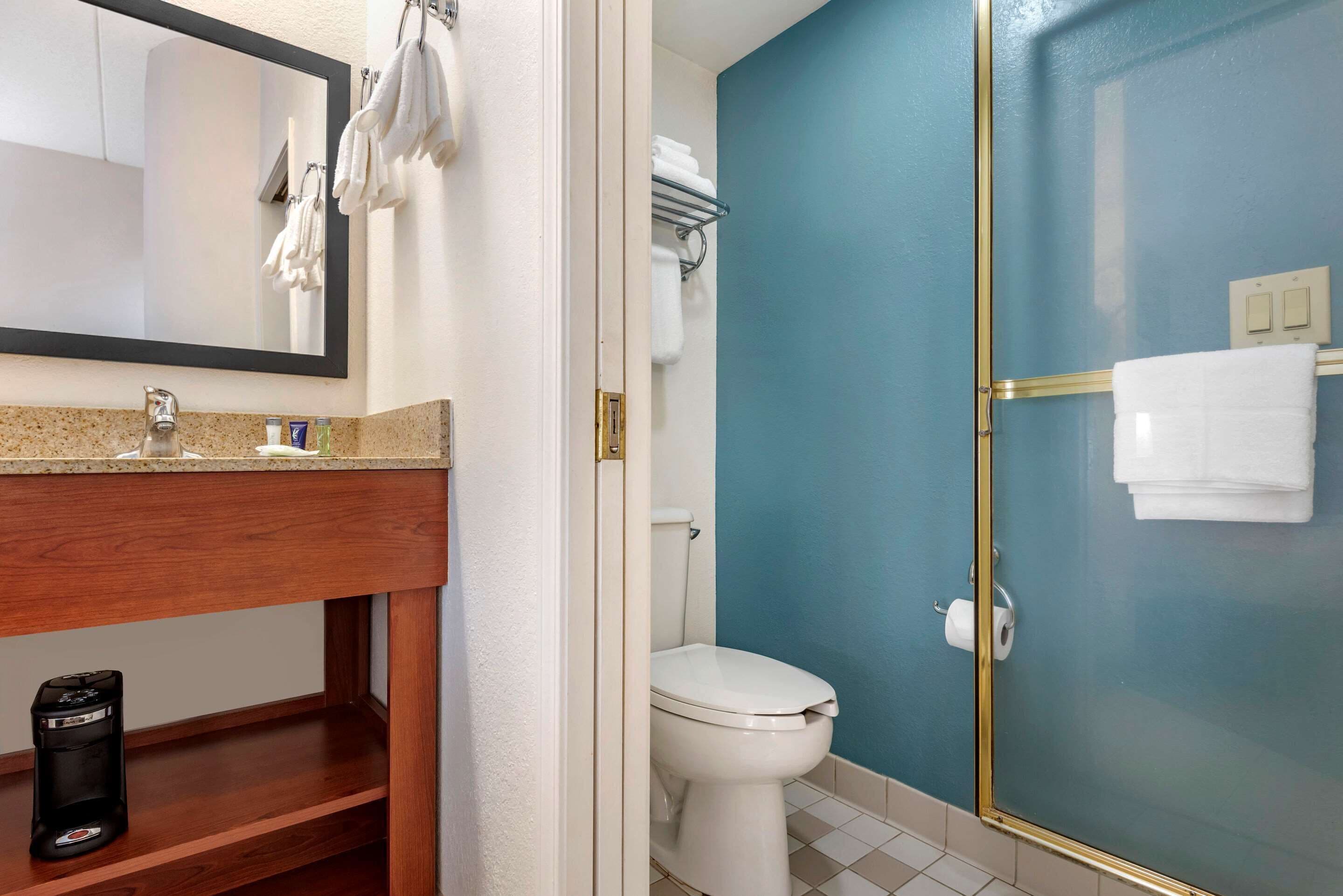 desk, blackout curtains, iron/ironing board, free cots/infant beds