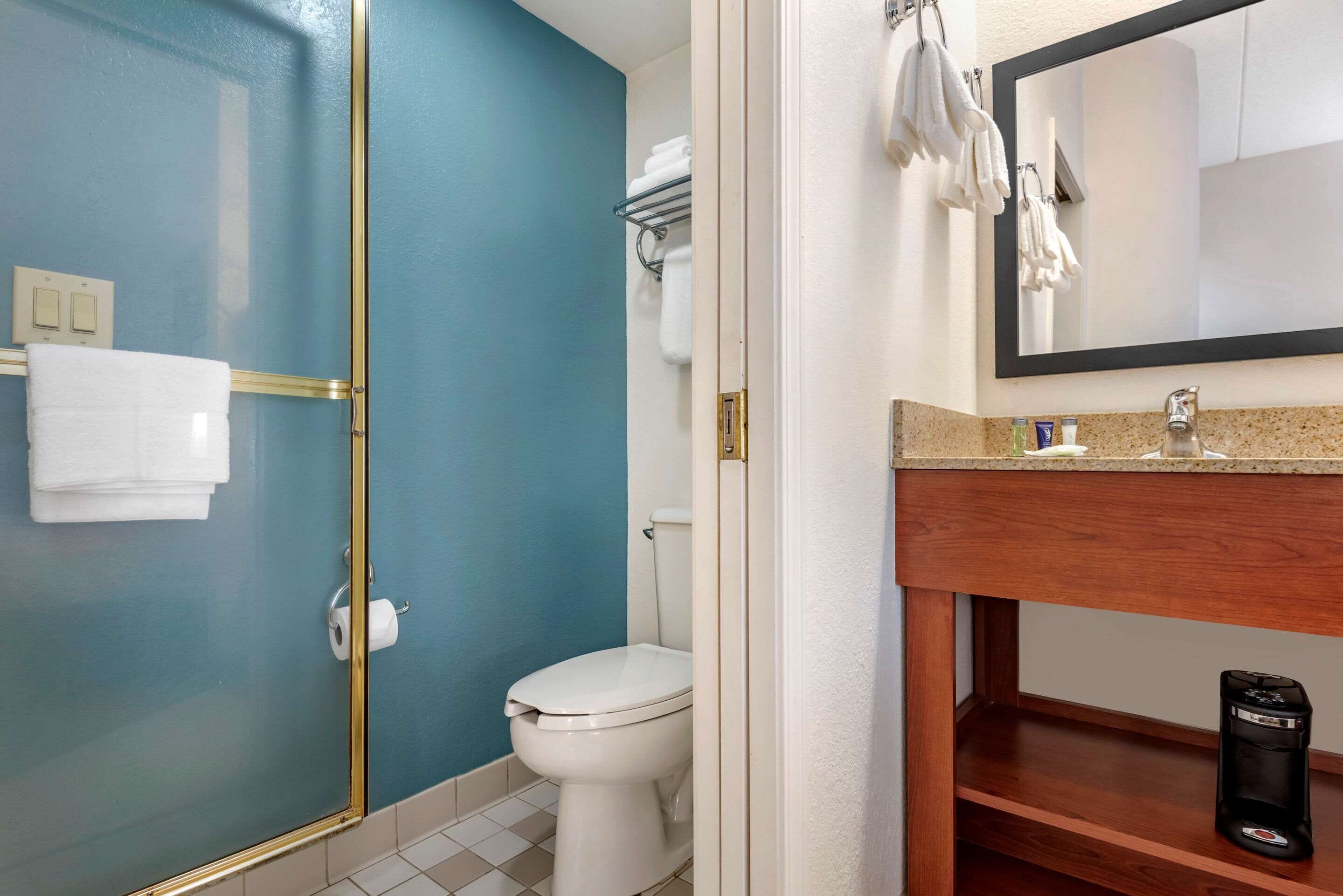 desk, blackout curtains, iron/ironing board, free cots/infant beds