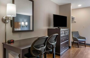 Studio, 2 Double Beds, Non Smoking | Desk, laptop workspace, blackout curtains, iron/ironing board - Extended Stay America Suites Charlotte Pineville Park Rd (Pineville)