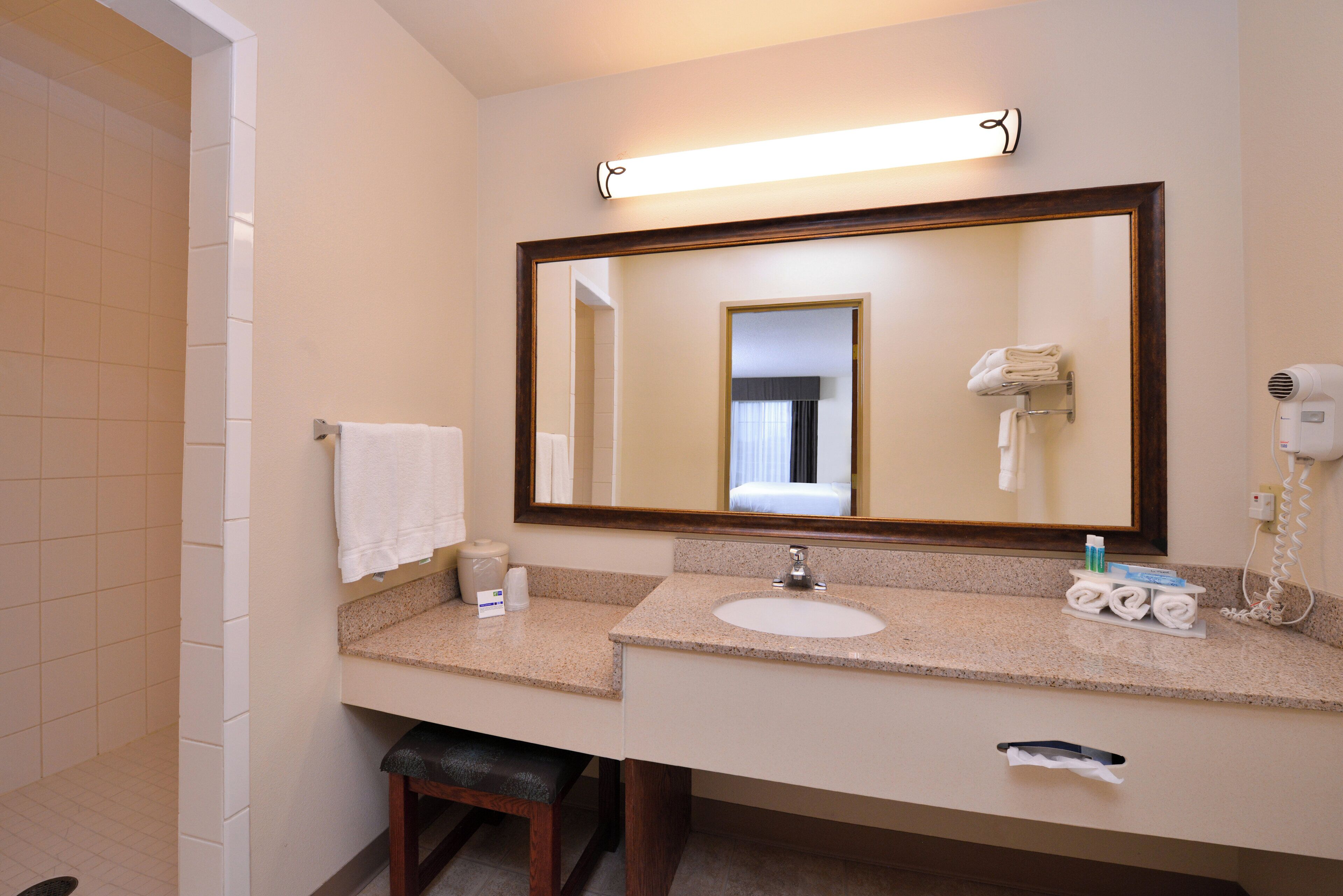 suite, 1 bedroom | bathroom | combined shower/bathtub, free toiletries, hair dryer, towels