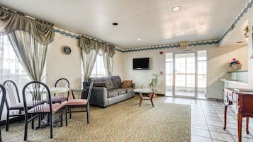 Sala de estar en el lobby