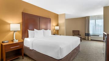 Blackout curtains, iron/ironing board, rollaway beds, bed sheets