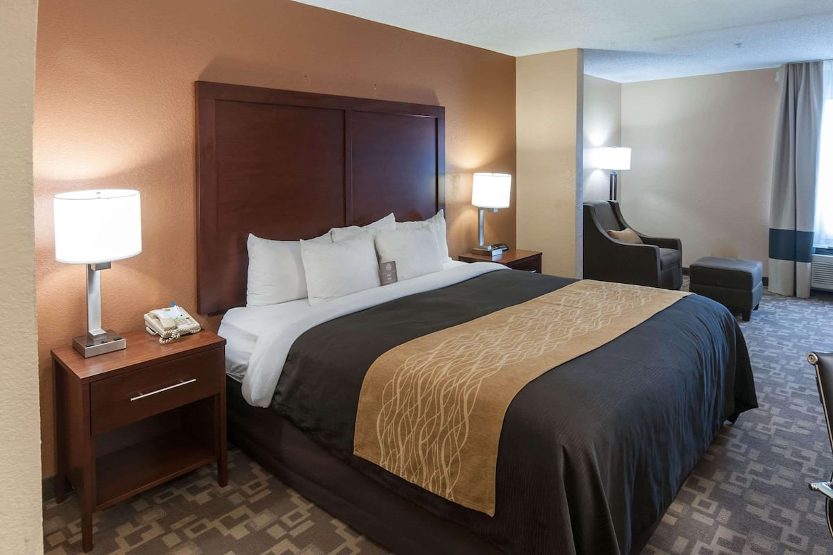 Standard Room, 1 King Bed, Non Smoking | Blackout drapes, iron/ironing board, rollaway beds, bed sheets