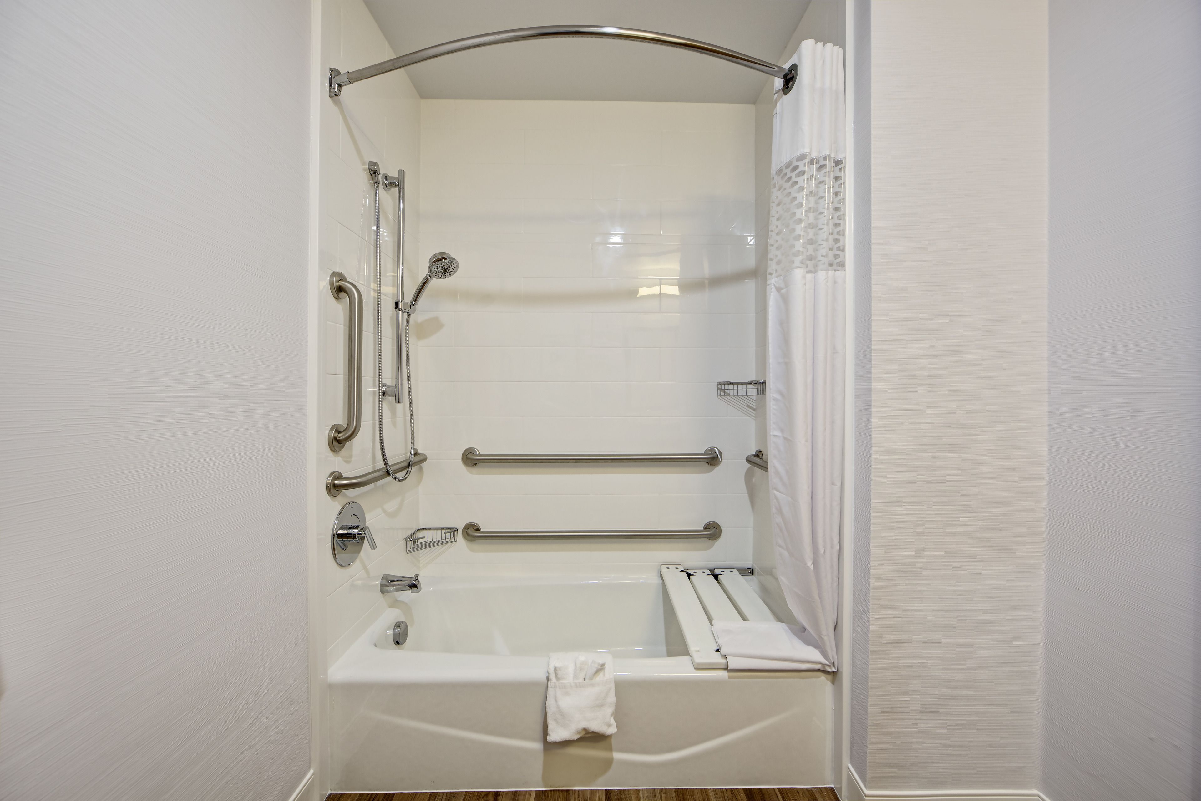 free toiletries, hair dryer, towels