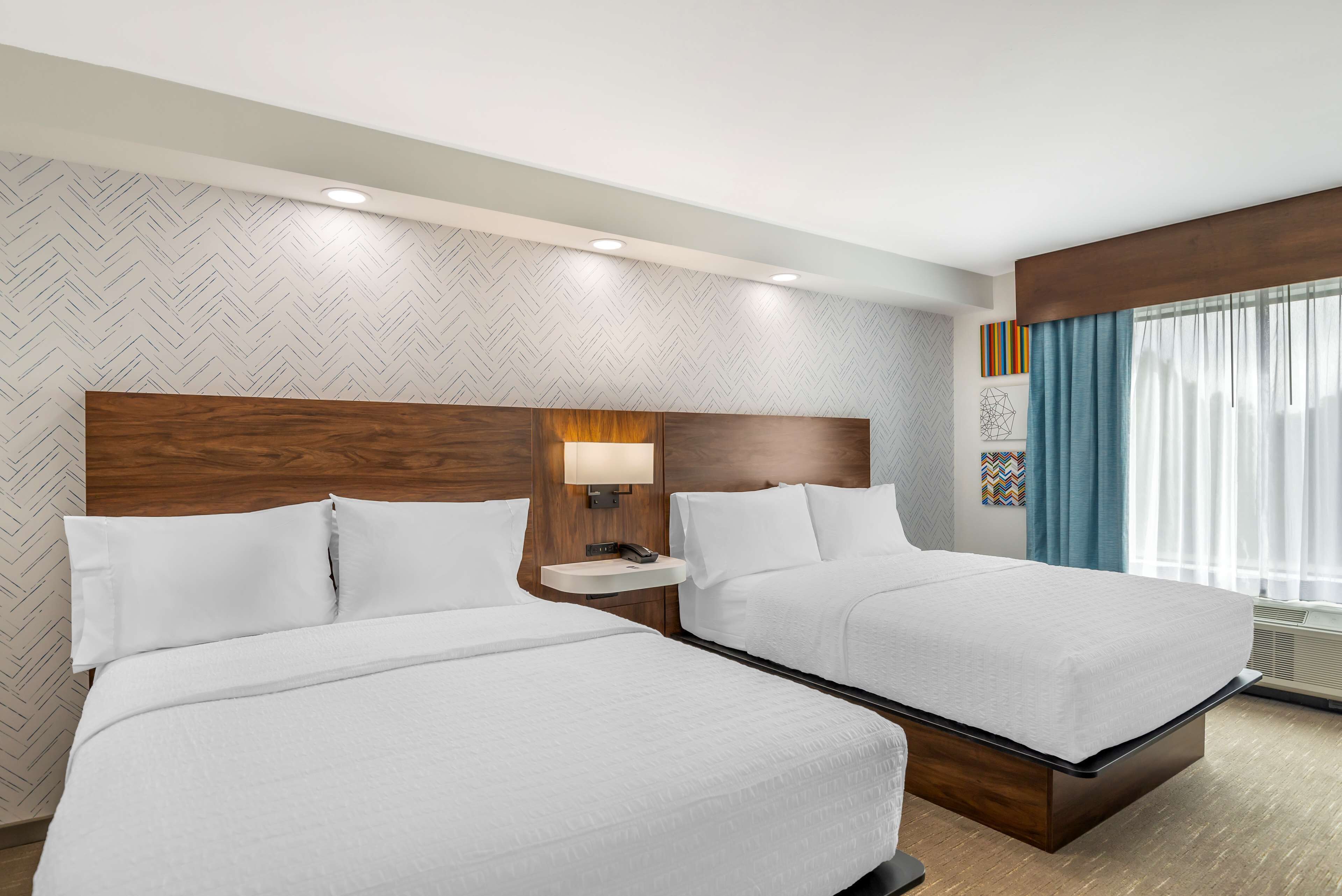 room, 2 queen beds, non smoking | in-room safe, desk, blackout curtains, iron/ironing board