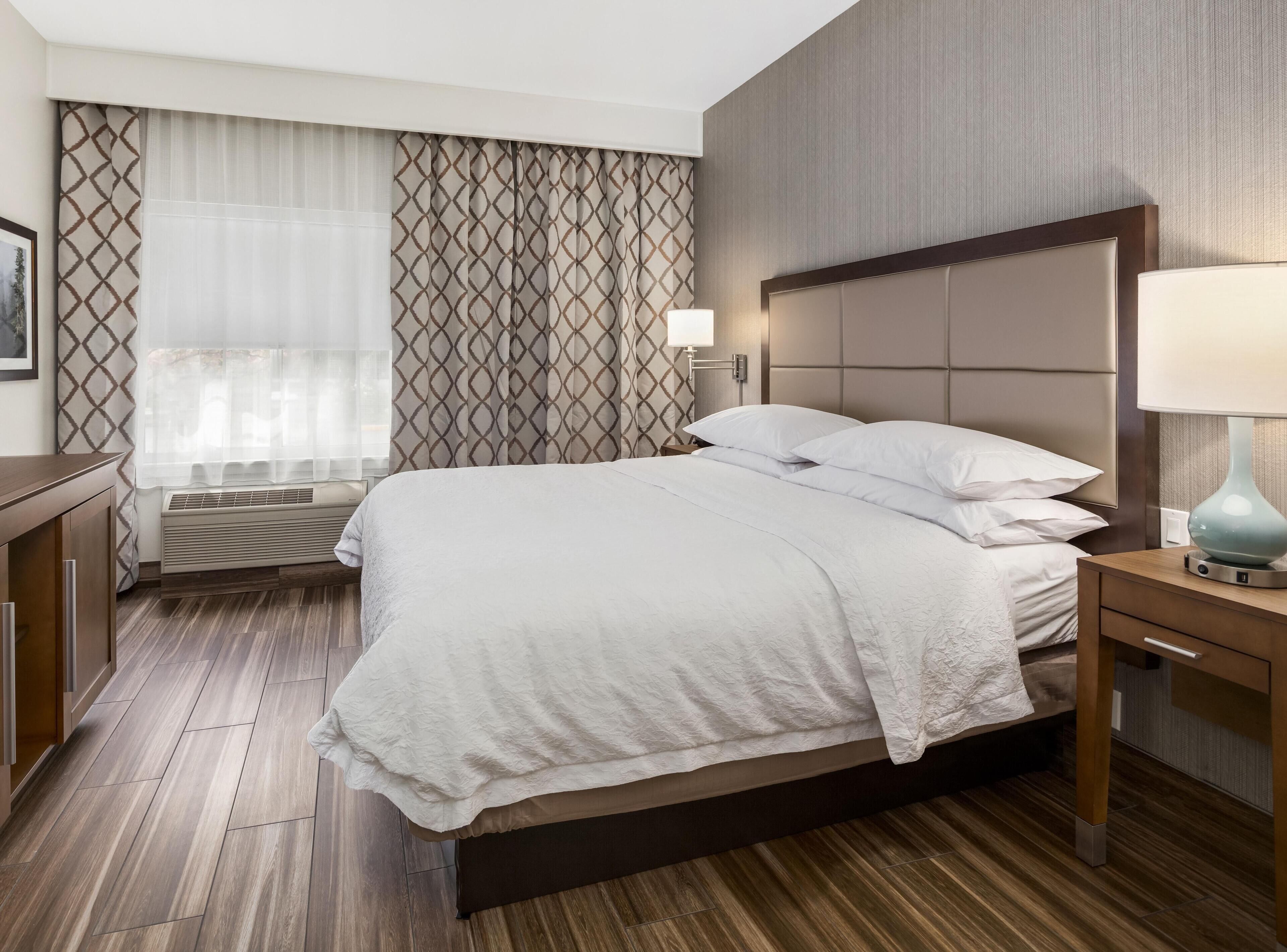 In-room safe, desk, blackout curtains, iron/ironing board