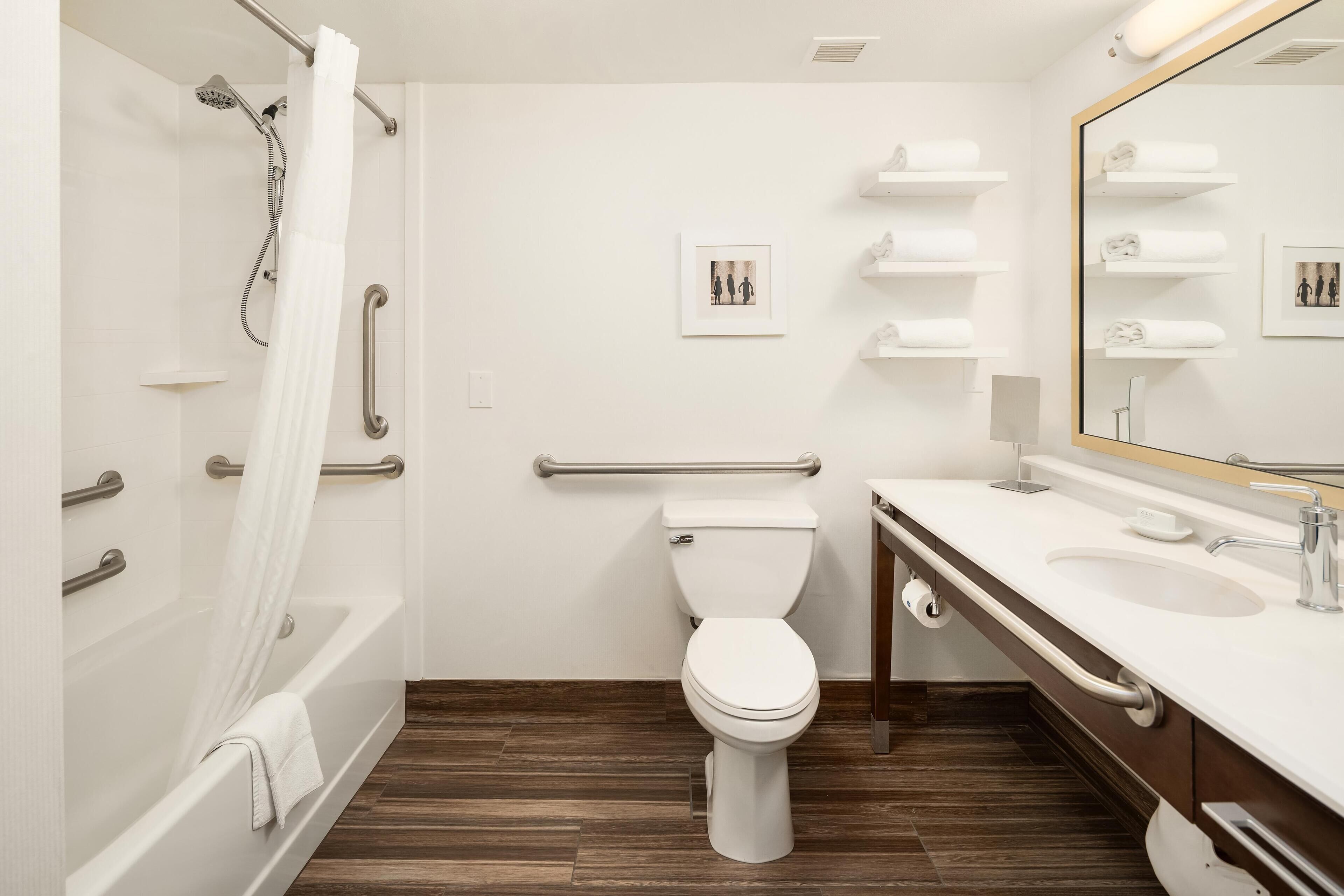 Room, 1 King Bed, Accessible, Bathtub (Mobility & Hearing) | Bathroom