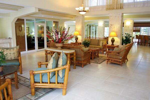 Sala de estar en el lobby