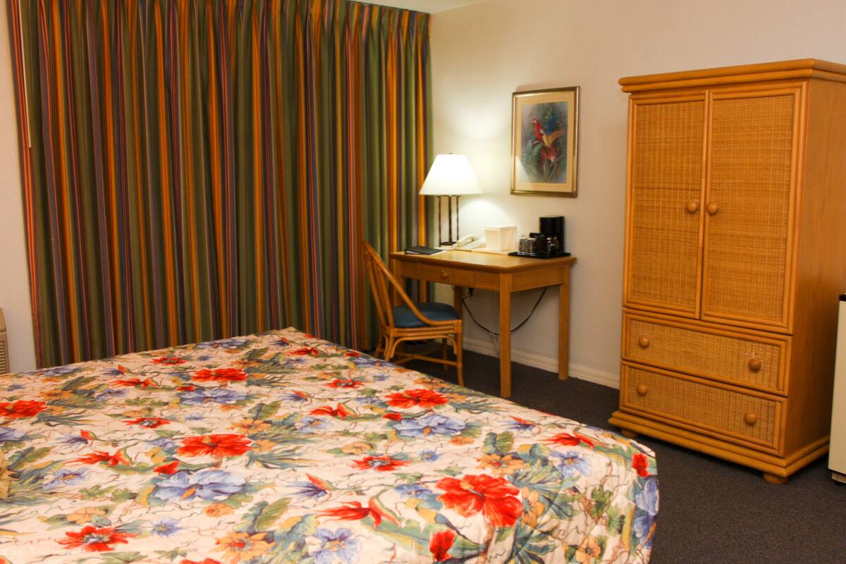 in-room safe, desk, blackout curtains, iron/ironing board