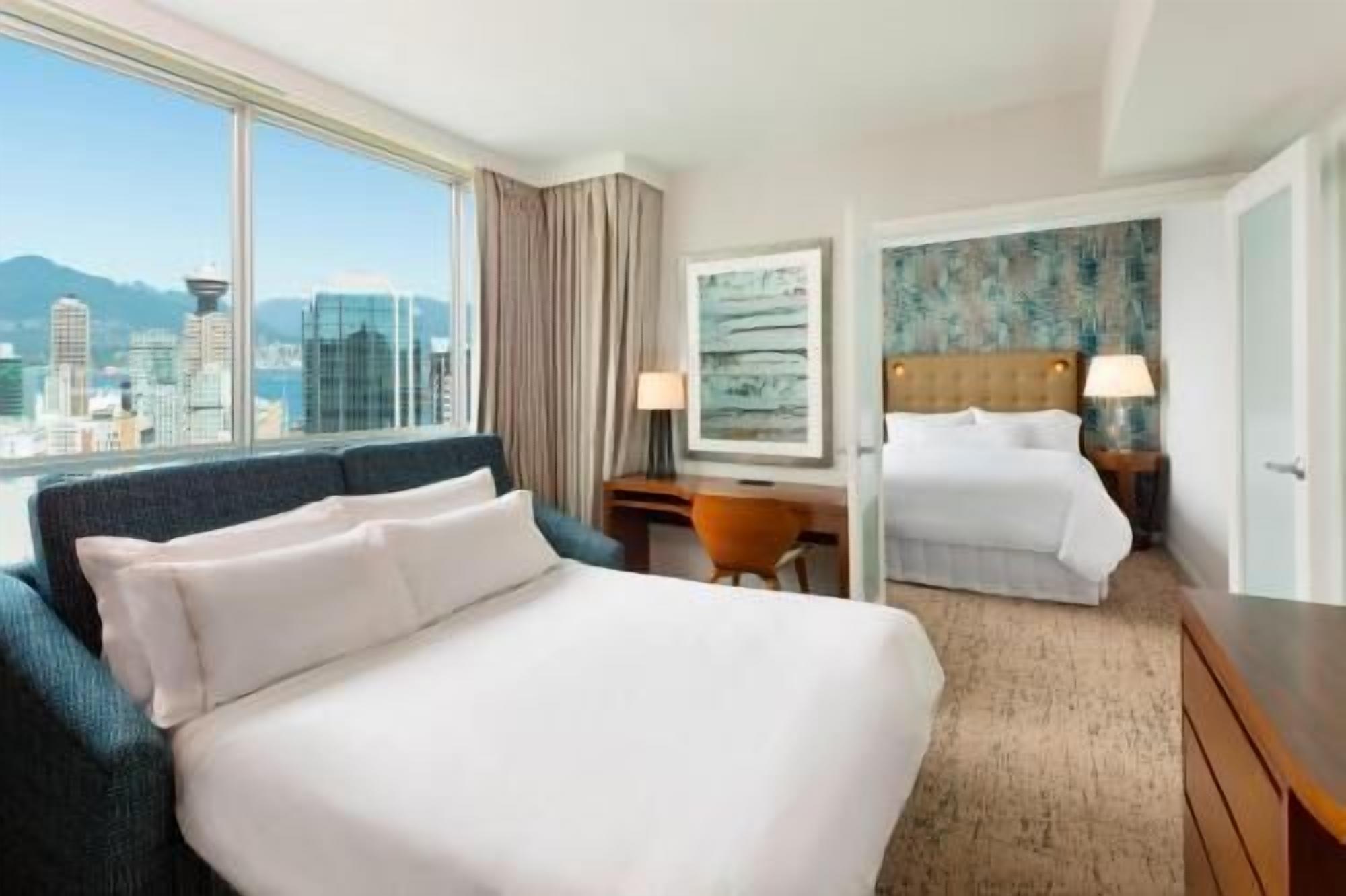 Premium bedding, down duvets, pillow-top beds, in-room safe