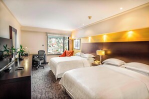 Club Room, 2 Double Beds | Egyptian cotton sheets, premium bedding, minibar, in-room safe