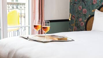 Double Room with Balcony | In-room safe, desk, laptop workspace, soundproofing