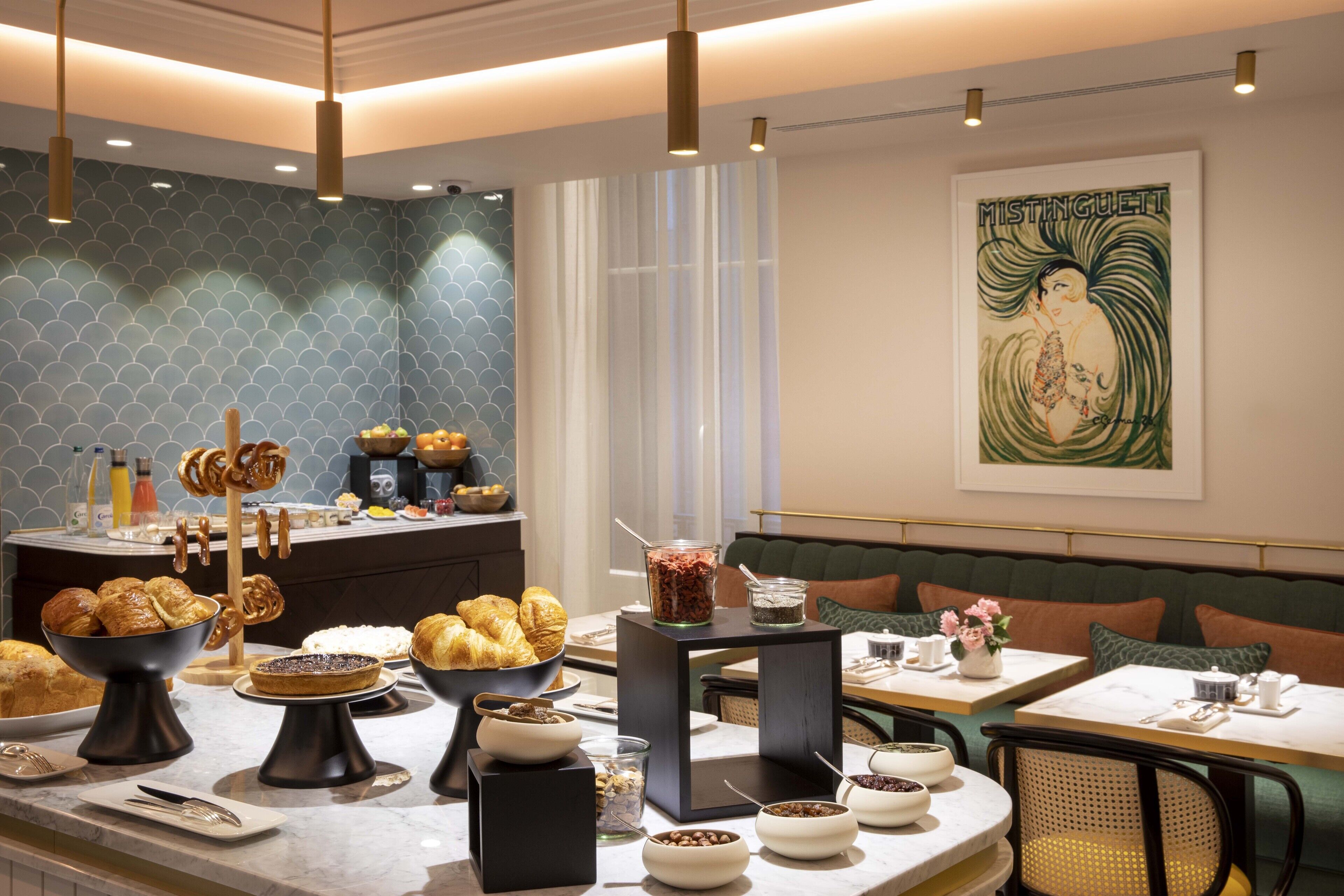 Daily buffet breakfast (EUR 34 per person)