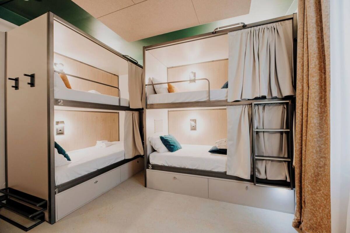 Premium bedding, Select Comfort beds, blackout curtains, soundproofing