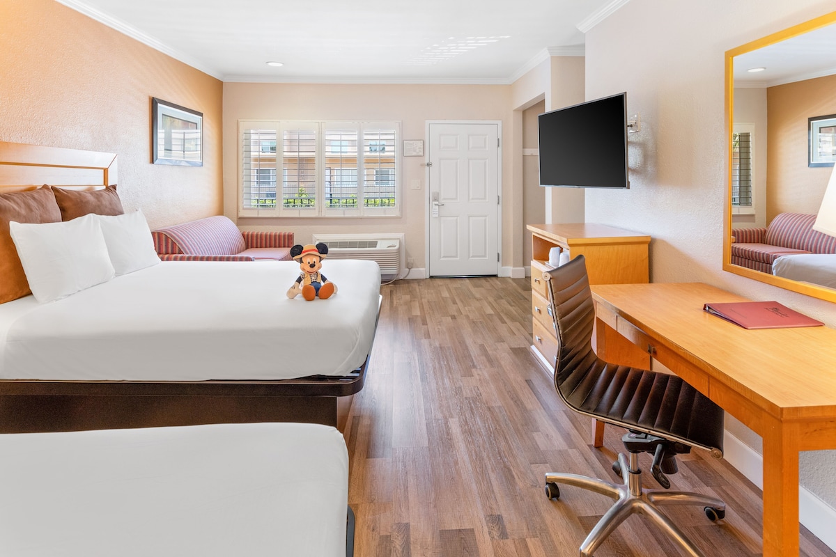 In-room safe, desk, iron/ironing board, WiFi (free)