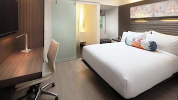 Premium bedding, in-room safe, desk, blackout curtains