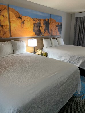 Pillow-top beds, desk, iron/ironing board, free cots/infant beds