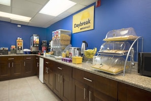 Free daily on-the-go breakfast
