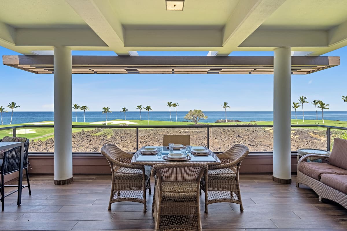 Chambre, 2 chambres, vue océan (Platinum) | Terrasse/Patio