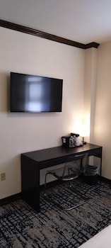 Down comforters, in-room safe, individually decorated at Night Hotel Broadway