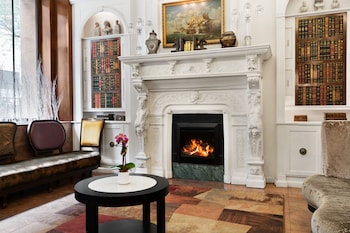 Reception area at Night Hotel Broadway