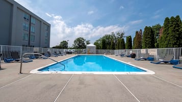 Seasonal outdoor pool