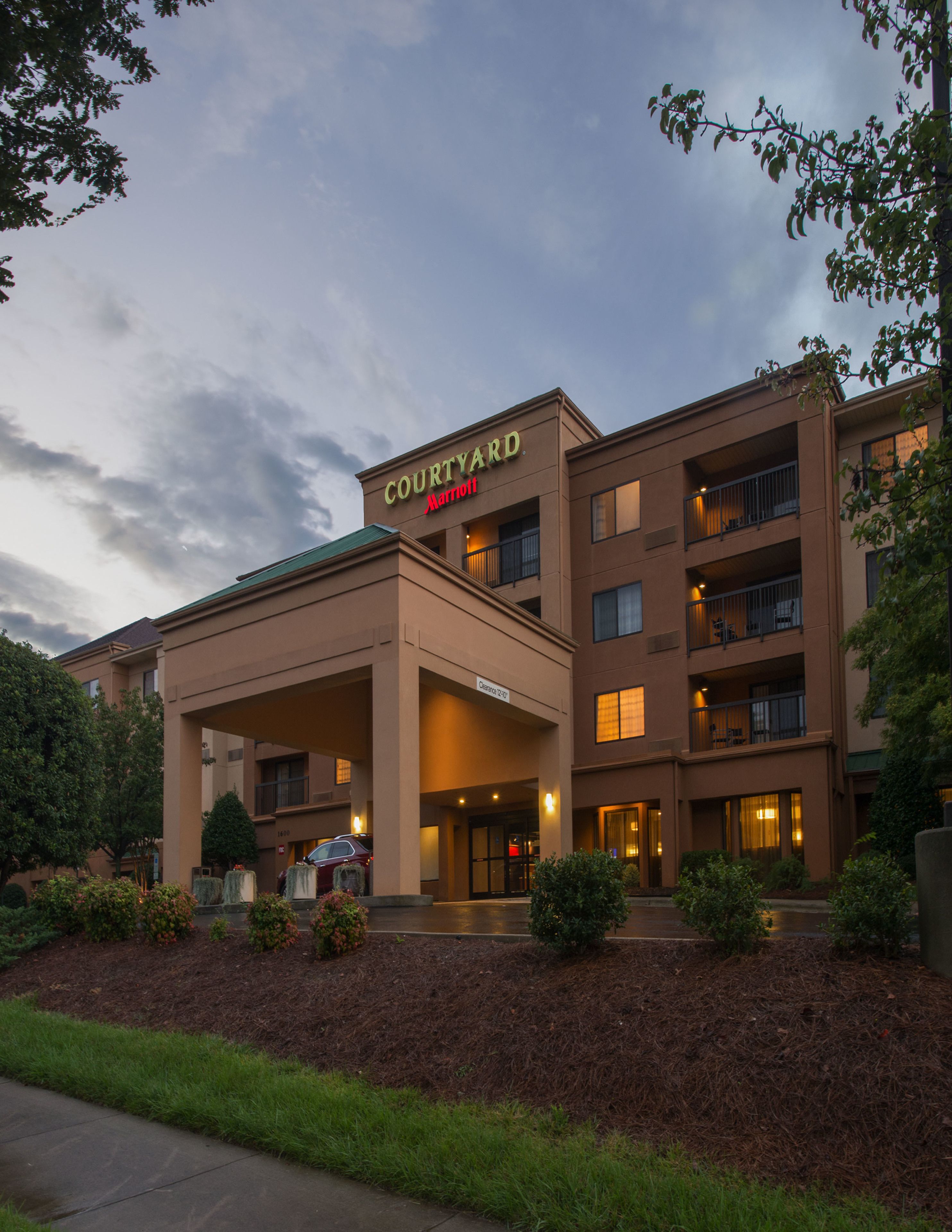 front of property – evening/night