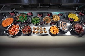 Daily buffet breakfast (AUD 42 per person)