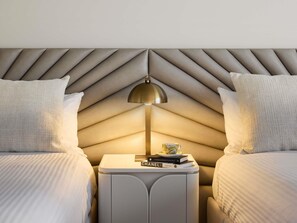 Habitación Deluxe con 2 camas individuales, 2 camas Queen size | 1 habitación, ropa de cama de alta calidad y camas con pillow-top 