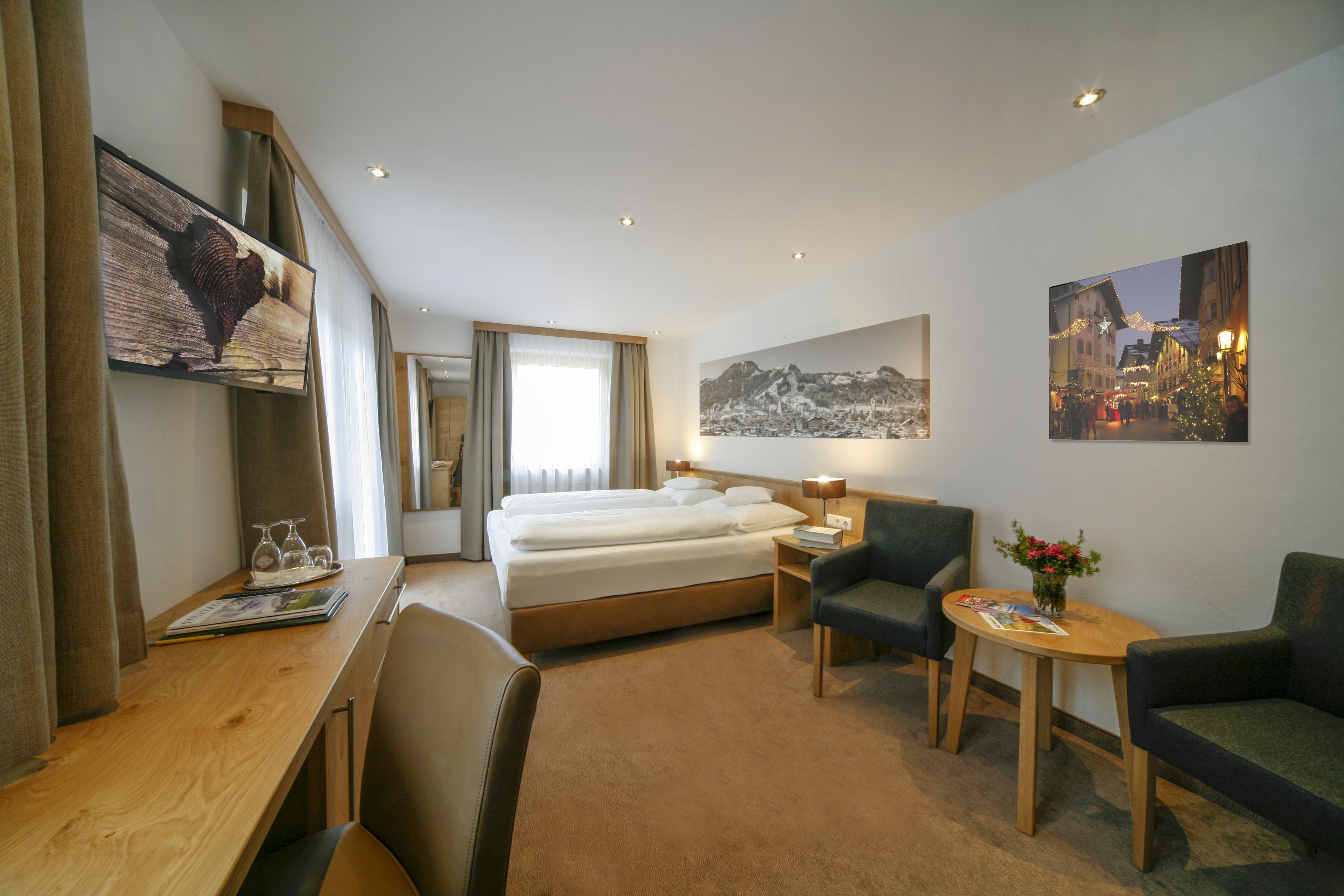 superior double room | hypo-allergenic bedding, down duvets, in-room safe