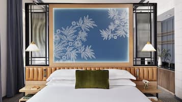 奢華套房, 1 張特大雙人床 | 意大利 Frette 床單、高級寢具、特厚豪華床墊、房內夾萬