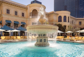 5 outdoor pools, a heated pool, open 9:00 AM to 6:00 PM, sun loungers at Bellagio