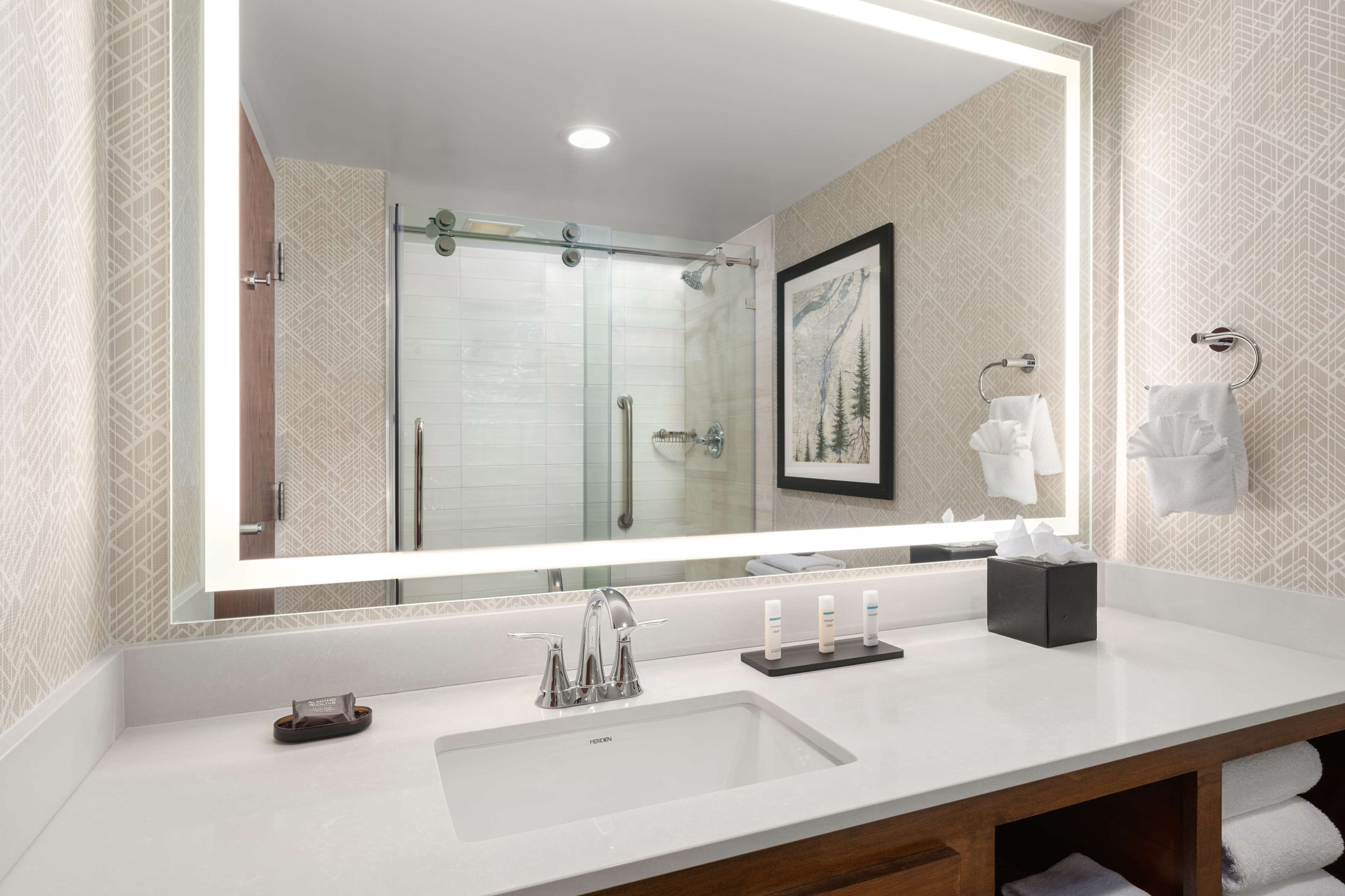 free toiletries, hair dryer, towels, soap