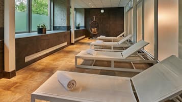 Facials, massage/treatment rooms, manicures and pedicures, massages