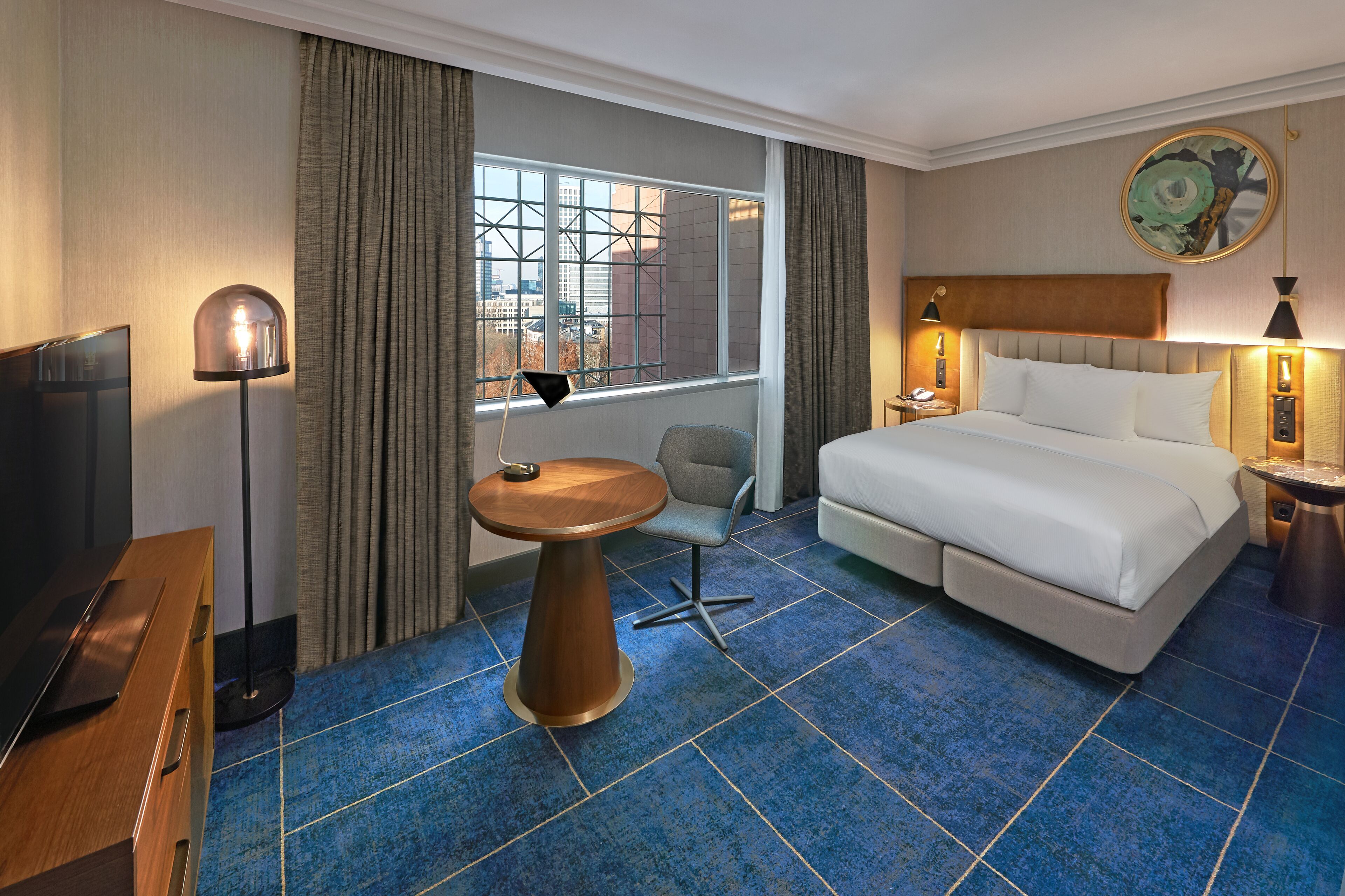 Premium bedding, down comforters, minibar, in-room safe