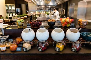 Daily buffet breakfast (EUR 44 per person)