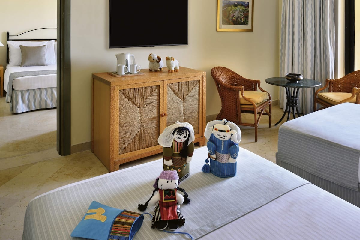 1 bedroom, free minibar items, in-room safe, desk