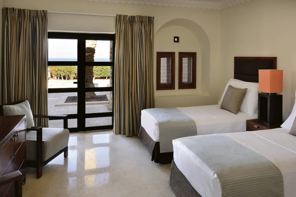 Free minibar items, in-room safe, desk, laptop workspace