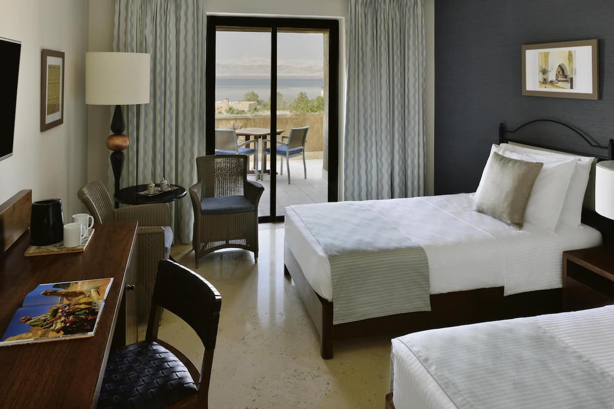 Free minibar items, in-room safe, desk, laptop workspace