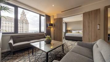 Suite, 1 Bedroom (Liver Building View) | Egyptian cotton sheets, premium bedding, in-room safe, desk