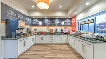 Free daily buffet breakfast