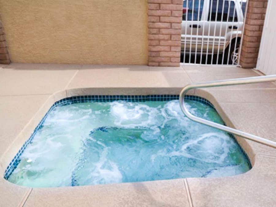 Outdoor pool, open 9:30 AM to 9:30 PM, pool umbrellas, sun loungers